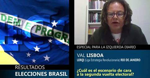 Assista cobertura especial das eleições brasileiras para o "LaIzquierdaDiario"