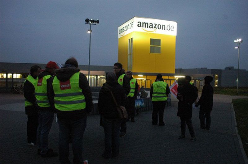 Greve dos trabalhadores da Amazon na Alemanha