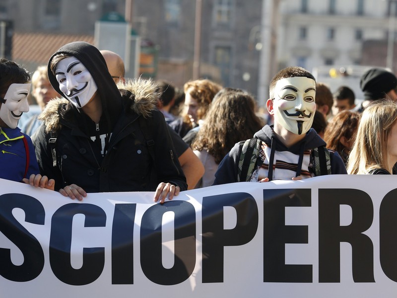 Greve dos metalúrgicos do Centro-Norte e manifestações em toda a Itália