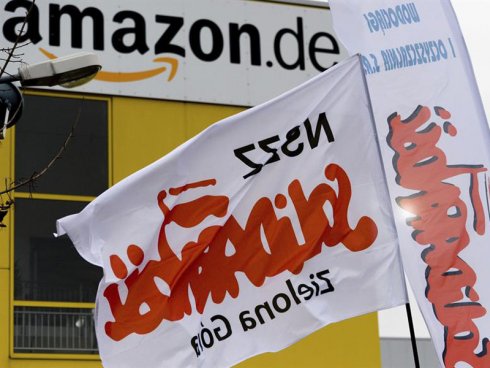 Grande greve dos trabalhadores da Amazon na Alemanha