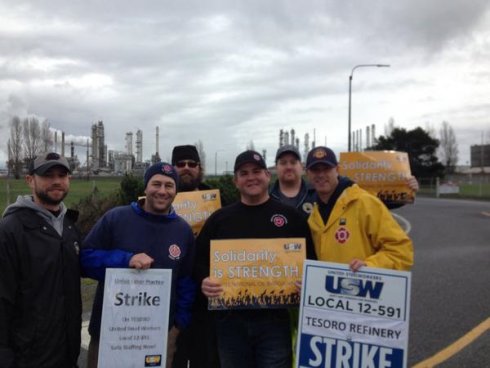 Se estende a greve em refinarias dos Estados Unidos