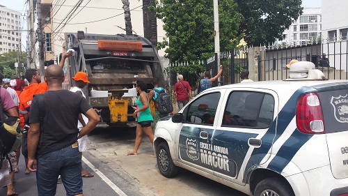 Garis do Rio sofrem ameaças da prefeitura para desgastar a greve