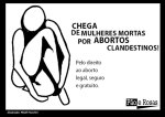 Basta de mulheres mortas! Construir uma forte campanha pelo direito ao aborto, à saúde e à maternidade plena!
