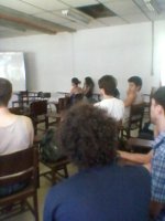 Estudantes e militantes de direitos humanos presentes em teleconferência direto do Estado Espanhol!